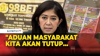 Menkomdigi Meutya Hafid Tutup Situs Terindikasi Judi Online Kami Siap Hadapi Jika Digugat [upl. by Leacim]