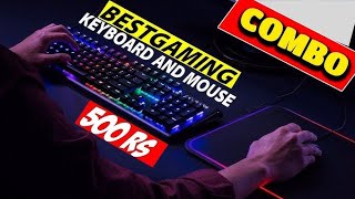 GAMING KEYBOARD AND MOUSE COMBO UNDER 500 RS IN OCTOBER 2024 INDIA TKGamerz [upl. by Yenffad]