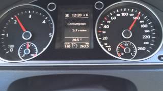 Vw Passat 16 tdi Consumption 100 120 140 160 kmh [upl. by Spoor]