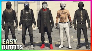 Top 5 Best Easy To Make Tryhard Outfits 5 GTA Online [upl. by Navets970]