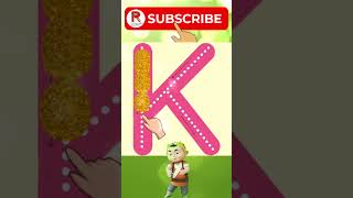 Write the English Alphabet Upper IJK phonicssong nurseryrhymes alphabet kidsstory shorts [upl. by Natanoj735]