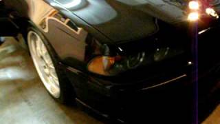 BMW 528I FRONT LIP CF [upl. by Aushoj]