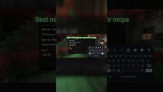 Best mini games server for mcpe minecraftserver [upl. by Ayikur]