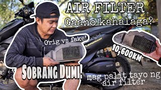 HONDA CLICK 125i AIR FILTER GAANO KAHALAGA [upl. by Yeldnarb165]