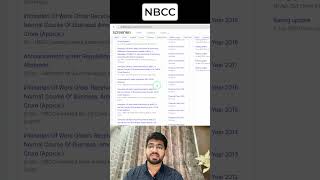 NBCC whats next nbcc nbccsharelatestnews [upl. by Arodasi112]