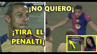 THIAGO DISCUTE con VÍTOR ROQUÉ por NO QUERER TIRAR PENALTI vs MILÁN [upl. by Ahser164]