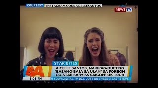 Aicelle Santos nakipagduet ng quotBasangbasa sa ulanquot sa foreign costar sa quotMiss Saigonquot UK tour [upl. by Hendrix]