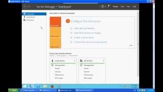 Server manager features and how to setup windows server 2012 R2 [upl. by Itsuj8]