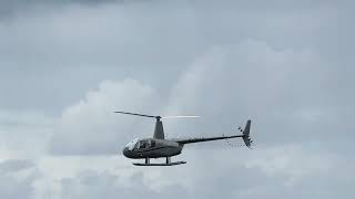 GOCLV 2006 Robinson R44 Clipper II lands at Blackbushe Airport Hampshire on 15th June 2024 [upl. by Ajani]