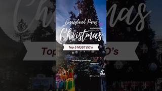 TOP 5 CHRISTMAS MUST DO’s in Disneyland Paris [upl. by Anomas]