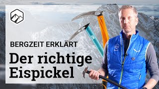 Der richtige Eispickel für deine Hochtour  Bergzeit [upl. by Anirrehs853]