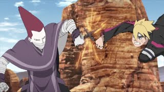 Boruto Sarada and Chocho Vs Kakou Inojin was hit by Kiraras jutsu and took Boruto hostage [upl. by Ennaharas246]