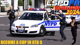 How To Install LSPDFR 049  Become A Police Officer  2024  gta5lspdfr lspdfrtutorials lspdfr [upl. by Onid]