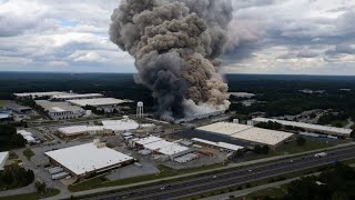 Rockdale officials give update on BioLab chemical fire as plume spreads across metro Atlanta [upl. by Tutto]