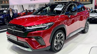 New TOYOTA COROLLA CROSS GR Sport FACELIFT 2024  first look amp visual REVIEW Thailand market HEV [upl. by Calise]