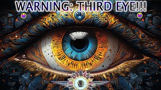 WARNING Psychedelic Zoom Third Eye Activation amp Binaural Beats Maximum Power Stimulation [upl. by Apoor]