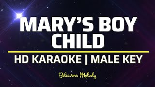 Marys Boy Child  KARAOKE  Male Key A [upl. by Akiraa]