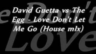 David Guetta vs The Egg  Love Dont Let Me Go House mIx [upl. by Canada]