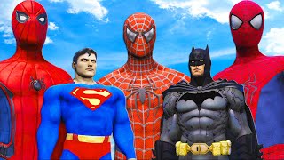 BATMAN and SUPERMAN vs SPIDERVERSE SpiderMan 2002 Amazing SpiderMan SpiderMan MCU [upl. by Nosnar]