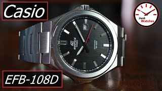 Casio Edifice EFB108D Review casioedifice watchreview [upl. by Aerdnuahs]