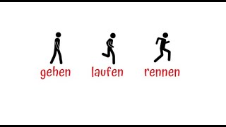 gehen  laufen  rennen [upl. by Wiskind42]