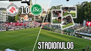 Traumtor zum Sieg FC Winterthur vs FC StGallen Stadionvlog 20072024 [upl. by Lehmann]