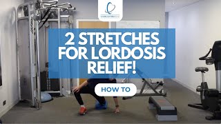 2 Stretches to Fix Lordosis Improve Your Posture Today [upl. by Yarrum]