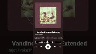 Vandine Thedum Instagram trending song  vandinethedumshortsfeed insagram reels [upl. by Eillak224]