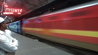 15 Express Trains in Full Aggression at Night in Kurla Indian Railways [upl. by Dylana]