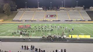 Oakdale High School Marching Band at MMBA State Championships at Towson University on 11224 [upl. by Yenduhc]