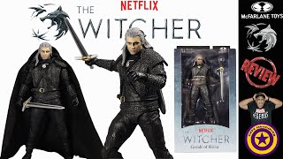 McFarlane Toys Netflix the Witcher Action Figure Unboxing amp Review [upl. by Medea]