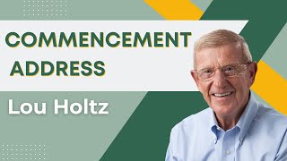 Lou Holtz  2015 Undergraduate Commencement Address  Franciscan University of Steubenville [upl. by Utas749]