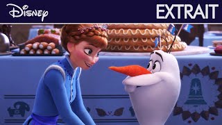 La Reine des Neiges  Joyeuses fêtes avec Olaf  Extrait  La surprise dOlaf  Disney [upl. by Steck]