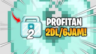 6 JAM PROFIT 2DL  PROFIT GROWTOPIA 2024 PALING OP  Growtopia Indonesia [upl. by Eldridge554]