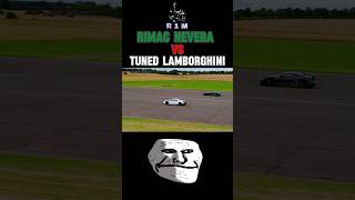 Tuned Lamborghini Vs Electric Rimac nevera 😈🗿🗿shorts redbullf1 kawasaki rally [upl. by Lessirg]