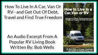 RV LivingHow To Live In A Car Van Or RVRV Books [upl. by Tryck938]