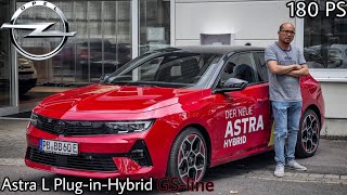 Wie ist der neue Opel Astra quotLquot 16 PluginHybrid 180 PS GSline I POV Review Testfahrt [upl. by Dubenko304]