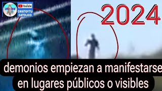 ⚠️ demonios se manifiestan en lugares públicos 🟨 2024 [upl. by Enel]