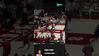 Mark Sears has Monster Game on Opening Night basketball rolltide collegebasketball [upl. by Ragse820]