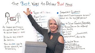 The Best Ways to Deliver Bad News  Project Management Training [upl. by Silvestro504]