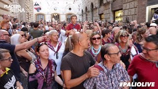 Ingresso delle Contrade in Piazza del Campo per la Prova Generale [upl. by Ferne]