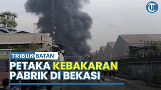 Saksi Mata Ungkap DetikDetik Kebakaran Hebat Pabrik di Bekasi Tewaskan 9 orang [upl. by Ninahs696]