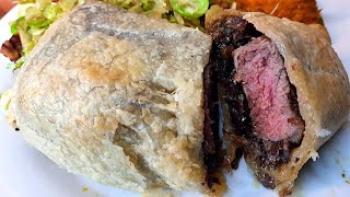 Homemade Individual Beef Wellington Recipe [upl. by Aleunam363]