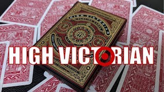 Deck Review  High Victorian Red Playing Cards  TARGET [upl. by Rehportsirhc]