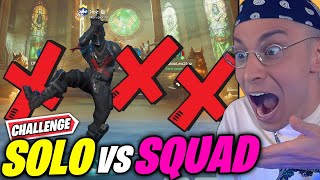 Gioco la SOLO vs SQUAD CHALLENGE e VINCO FORTNITE ITA [upl. by Aivlys]