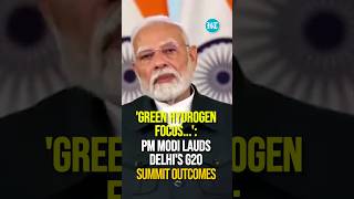 Green Hydrogen Focus PM Modi Lauds Delhis G20 Summit Outcomes [upl. by Zandra100]