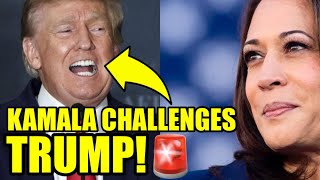 Kamala SLAPS Trump With Brutal CHALLENGE Over ABC Debate [upl. by Ludlew908]