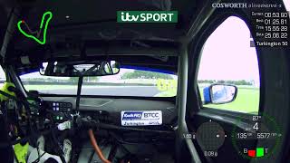 Colin Turkington’s pole lap at Croft  BTCC 2022 [upl. by Rourke]