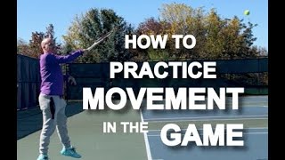 How to Practice Movement in Tennis [upl. by Anaidiriv398]