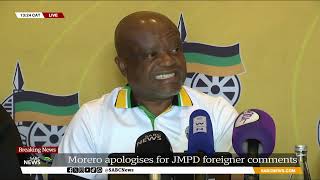 City of Joburg  I withdraw proposal to hire documented foreigners as JMPD officers Dada Morero [upl. by Ameh]